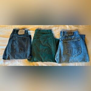 Women's Vintage Lee, Memphis & Great Land Trading Company Jeans